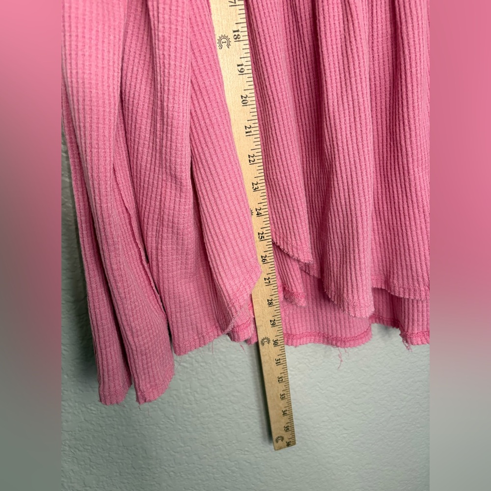 FREE PEOPLE Oh My Babydoll Thermal in Pink Carnation XL Flowy - Picture 12 of 12